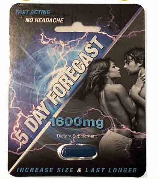 5 DAY FORECAST MALE ENHANCEMENT PILL - Lasting for 5 Days