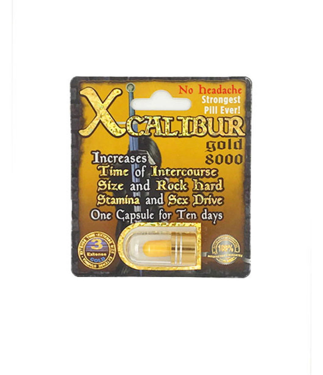 Xcaliber Gold 8000 Male Enhancement Pill