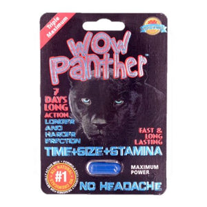 WOW PANTHER MALE ENHANCEMENT PILL - 15 Days Long Action