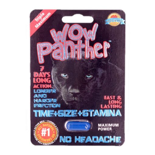 WOW PANTHER MALE ENHANCEMENT PILL - 15 Days Long Action