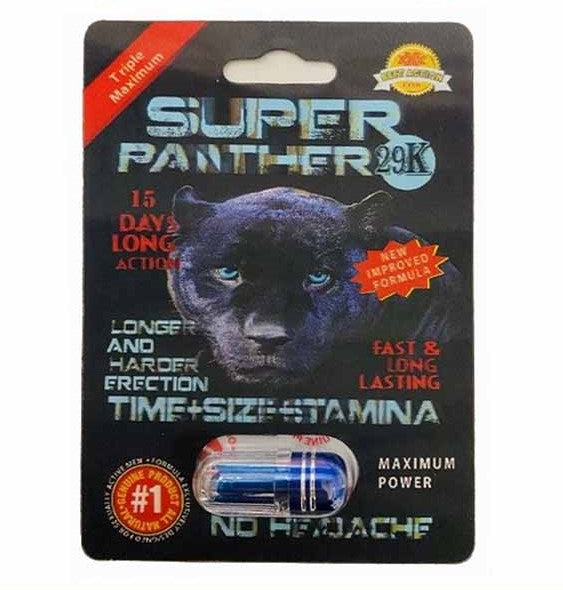 SUPER PANTHER MALE ENHANCEMENT PILL - 15 Days Long Action